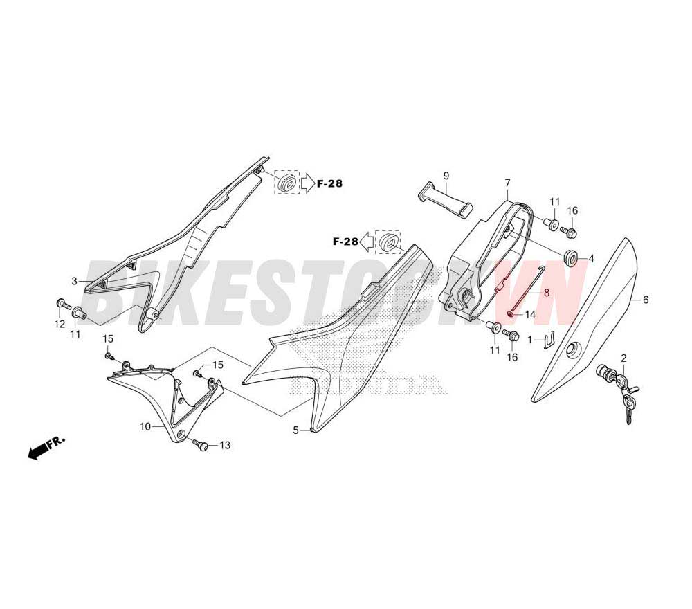 SIDE COVER (CRF250LD)