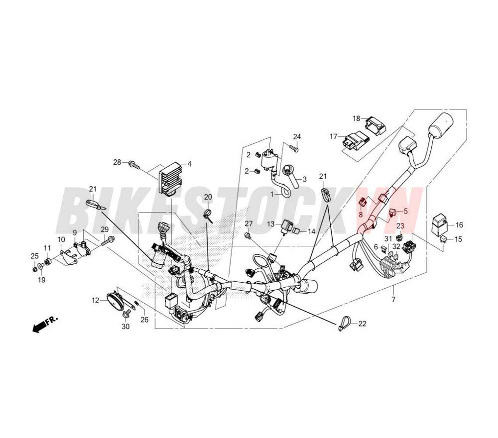 WIRE HARNESS (CRF250LD)