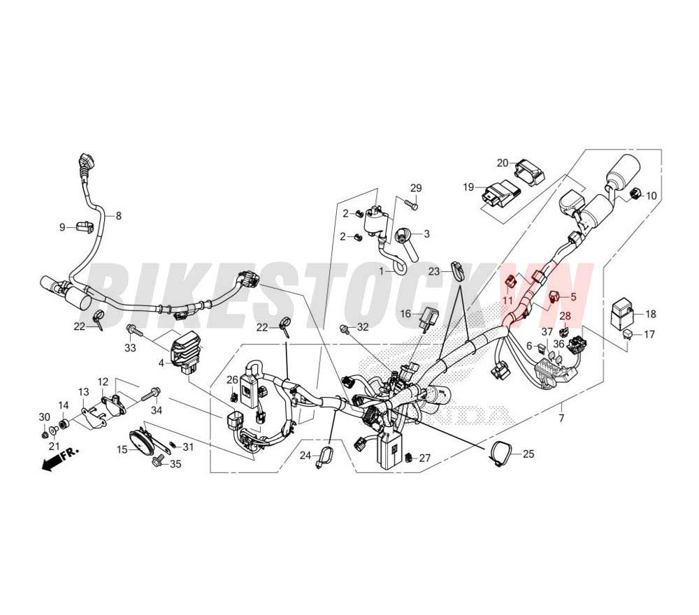 WIRE HARNESS (CRF250RL)