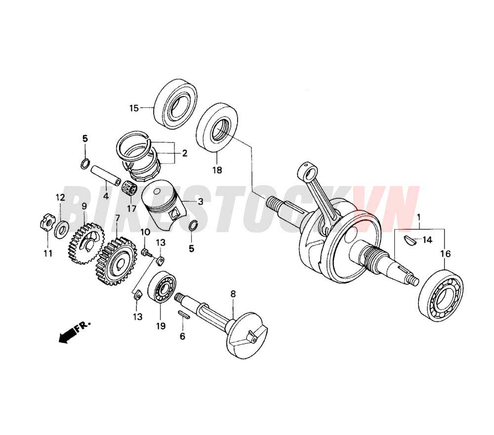 CRANKSHAFT/PISTON