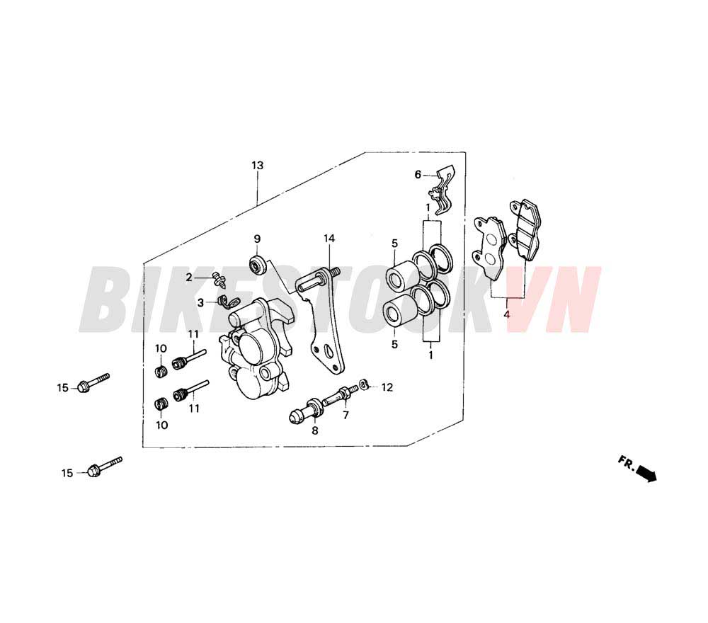 FRONT BRAKE CALIPER