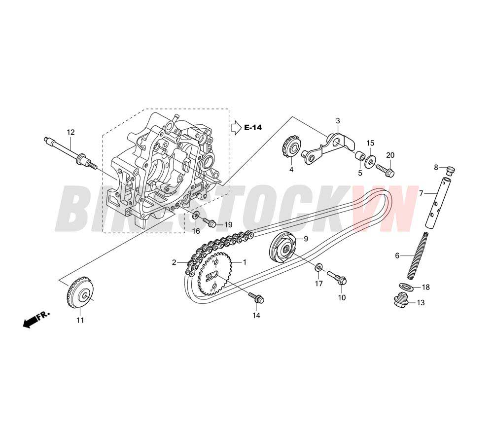 CAM CHAIN/TENSIONER