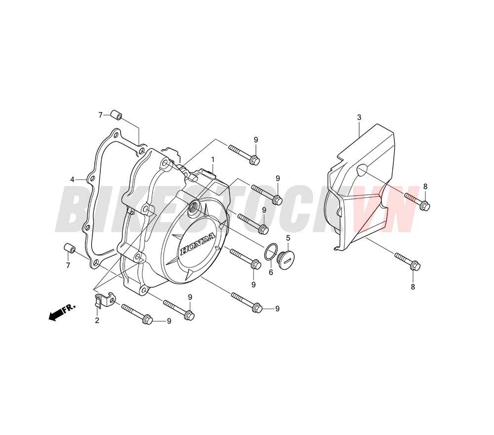 LEFT CRANKCASE COVER