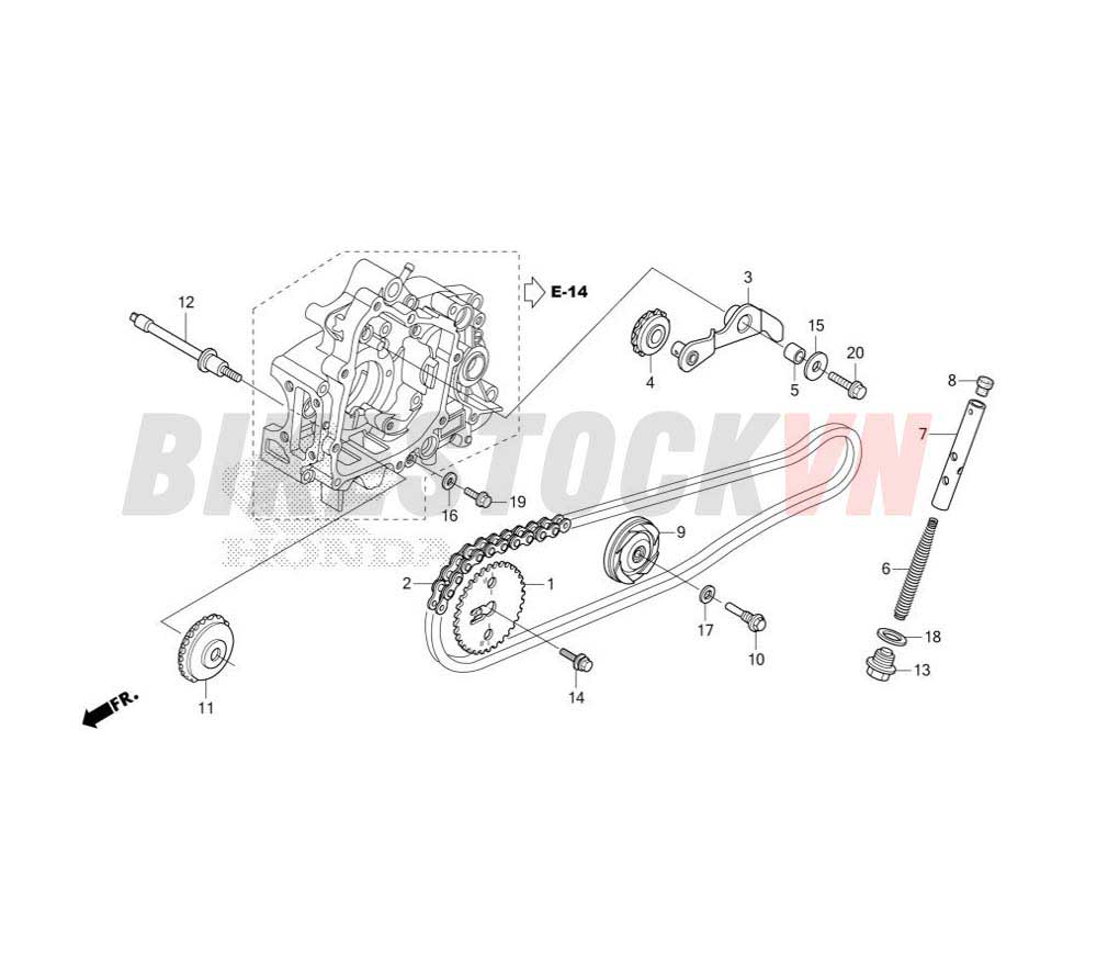 CAM CHAIN/TENSIONER