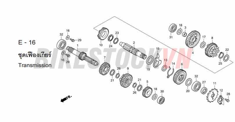 E-16_BỘ TRUYỀN ĐỘNG