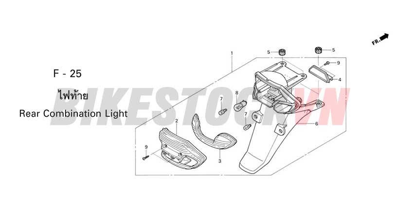 F-25_ĐÈN HẬU