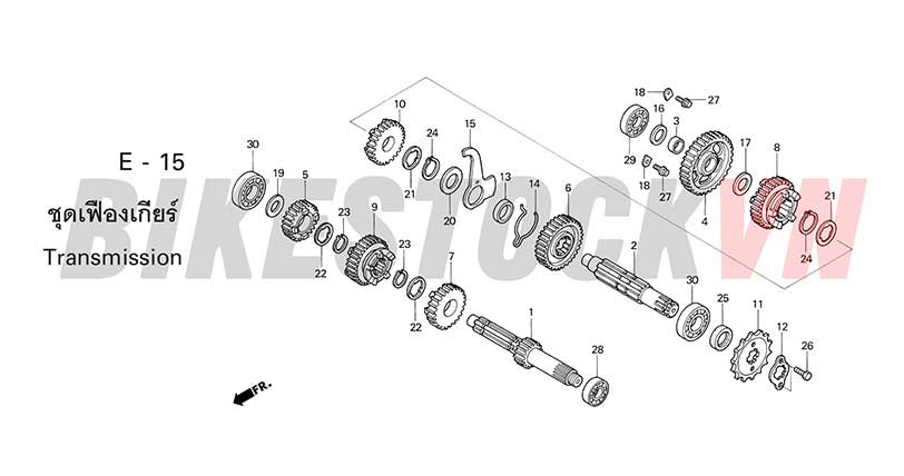 E-15_BỘ TRUYỀN ĐỘNG