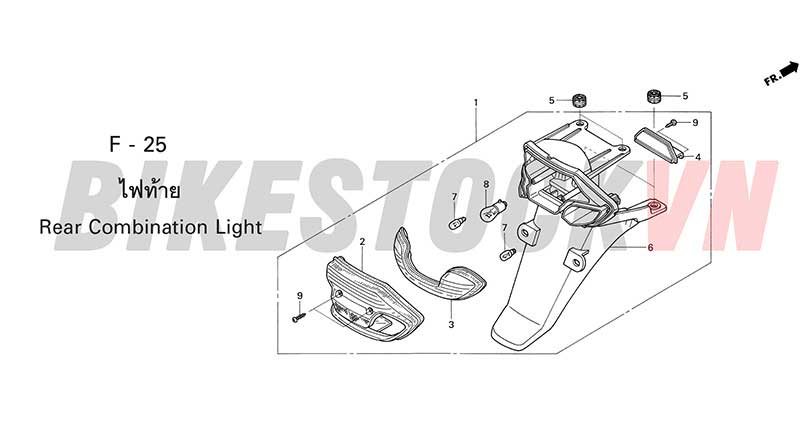 F-25_ĐÈN HẬU