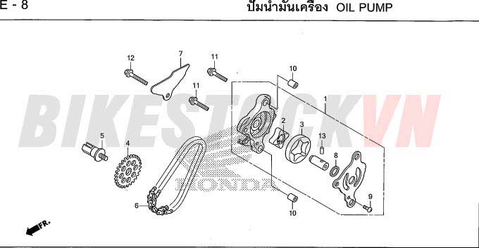 E-8_BƠM DUNG DỊCH LÀM MÁT