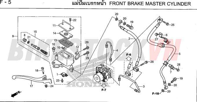 F-5_XI LANH CHÍNH/PHANH TRƯỚC