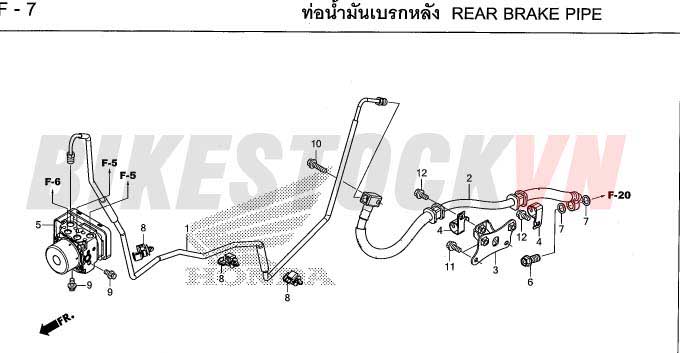 F-7_ỐNG DÂY THẮNG SAU