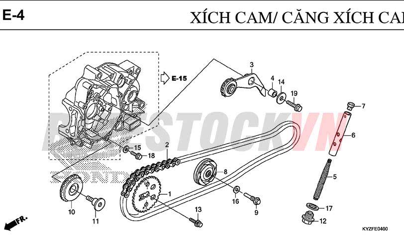 E-4_XÍCH CAM/CĂNG XÍCH CAM