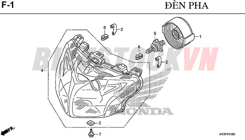 F-1_ĐÈN PHA