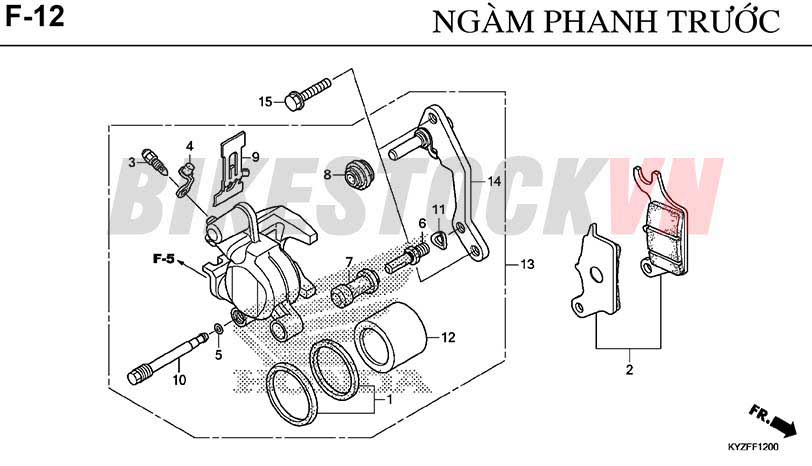 F-12_NGÀM PHANH TRƯỚC