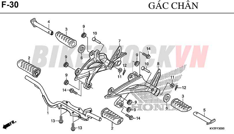 F-30_GÁC CHÂN SAU