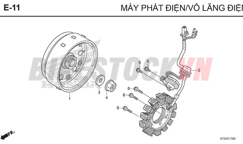 E-11_MÁY PHÁT ĐIỆN/ VÔ LĂNG ĐIỆN