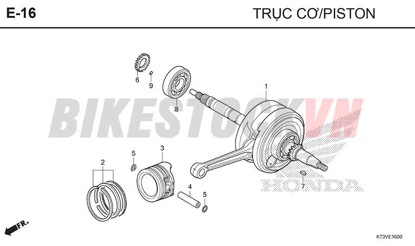 E-16_TRỤC CƠ PISTON