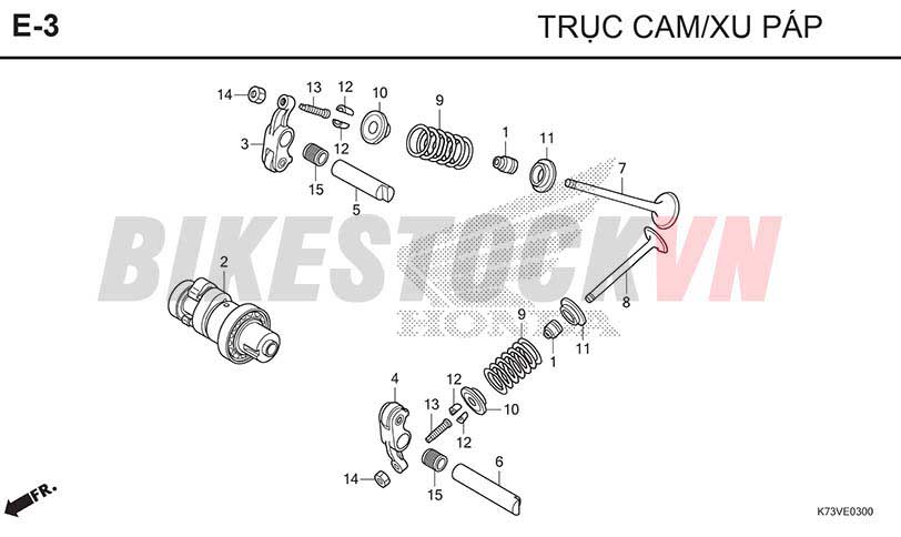 E-3_TRỤC CAM/XU PÁP