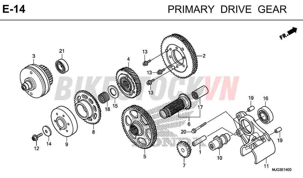 E-14_PRIMARY DRIVE GEAR
