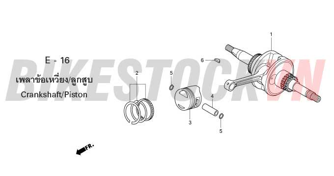 E-16_TRỤC CƠ/PISTON