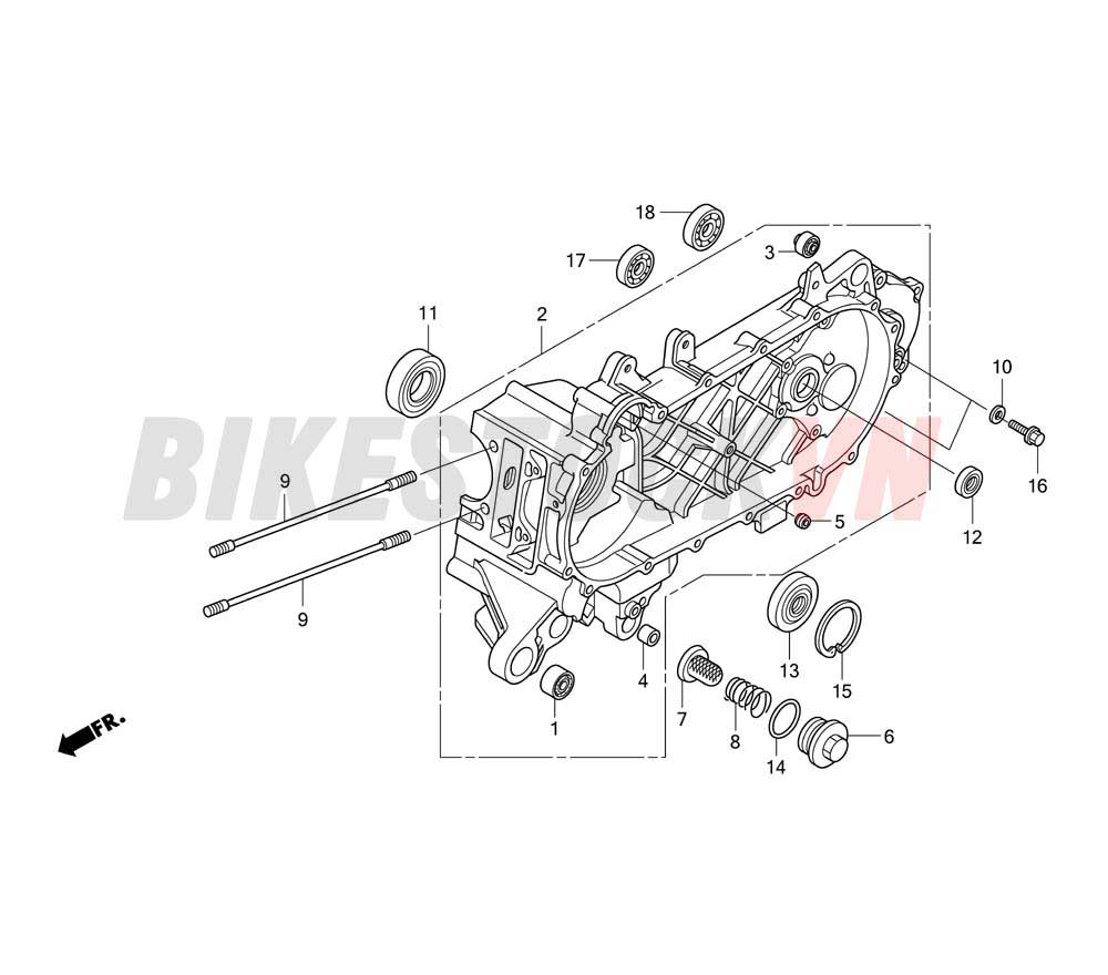 LEFT CRANKCASE