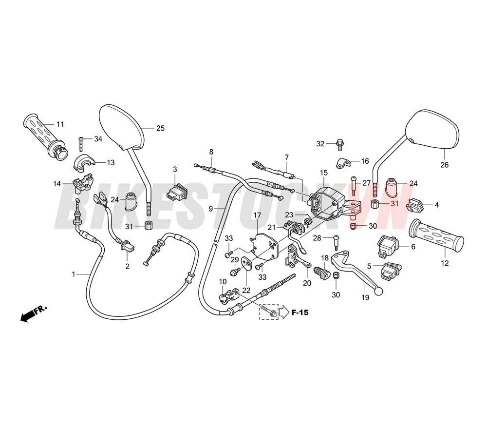 HANDLE LEVER/SWITCH/ CABLE (1)