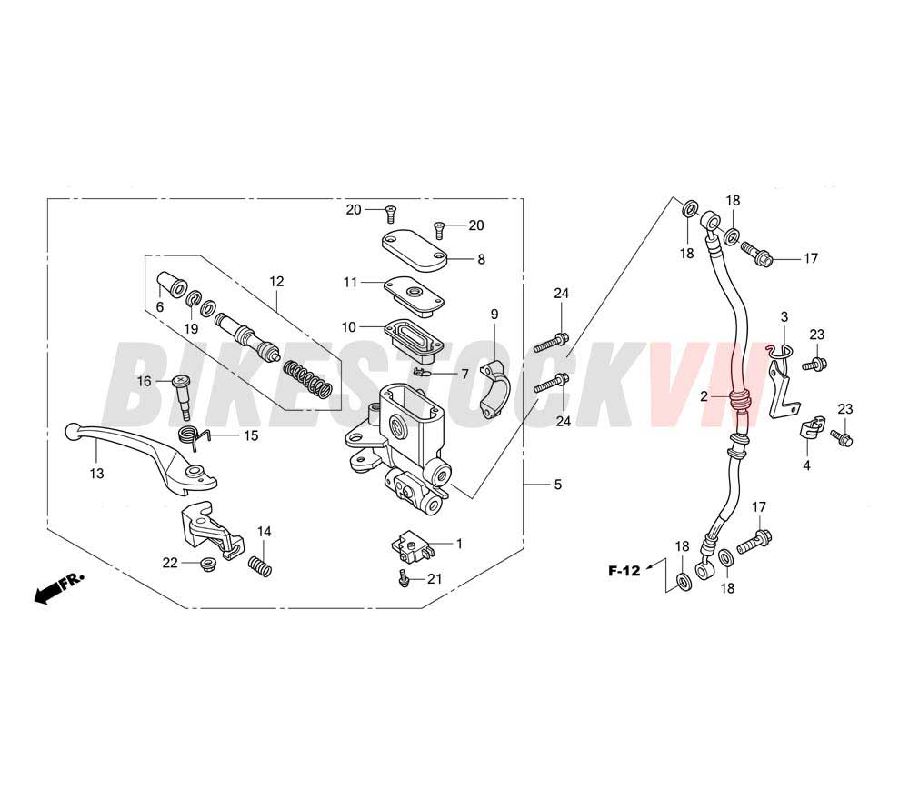 FRONT BRAKE MASTER CYLINDER (1)