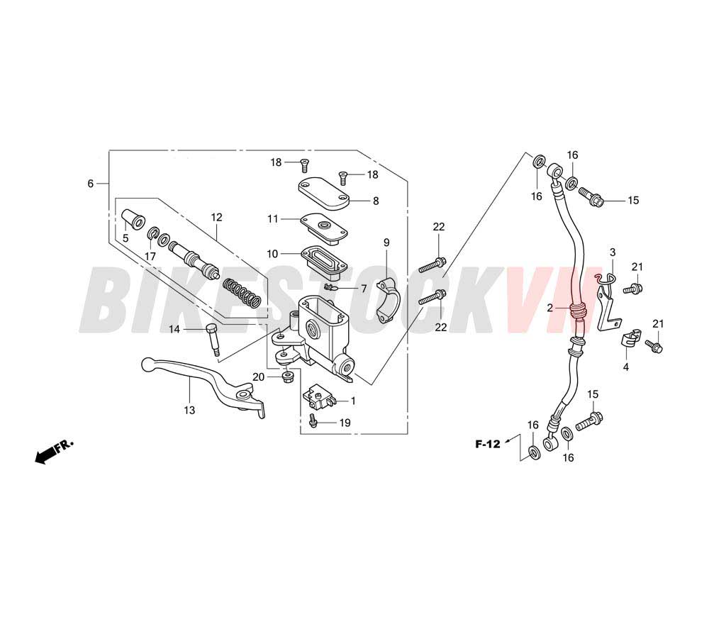 FRONT BRAKE MASTER CYLINDER (2)