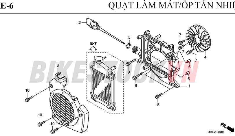 E-6_QUẠT LÀM MÁT/ỐP TẢN NHIỆT