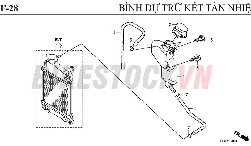 F-28_BÌNH DỰ TRỮ DUNG DỊCH LÀM MÁT