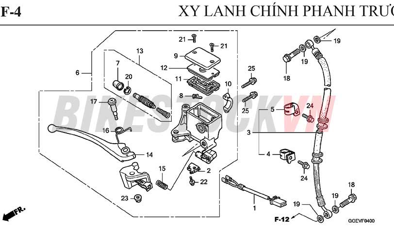 F-4_XI LANH PHANH CHÍNH