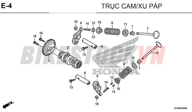 E-4_TRỤC CAM/ XU PẮP