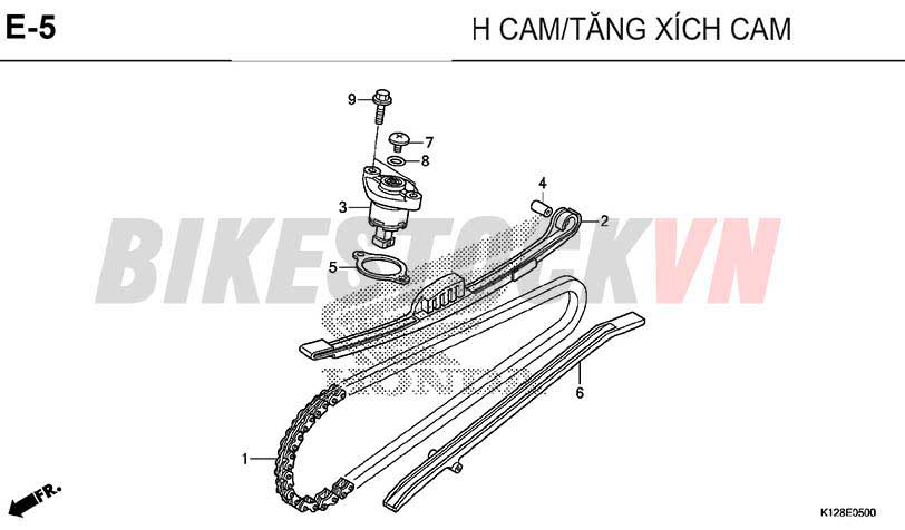 E-5_XÍCH CAM/ BỘ TĂNG CAM