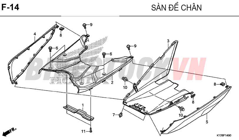 F-14_SÀN ĐỂ CHÂN