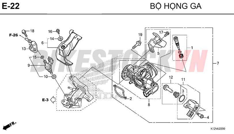 E-22_BỘ HỌNG GA