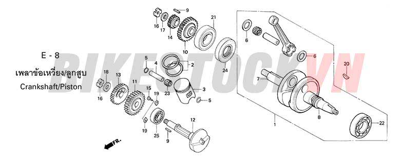 E-8_TRỤC CƠ/ PISTON