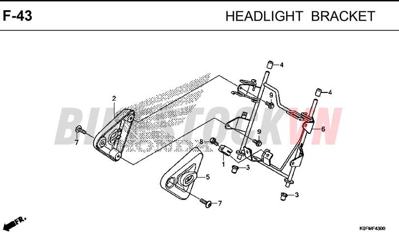 F-43_KHUNG SẮT ĐẦU ĐÈN