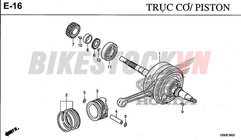 E16_TRỤC CƠ/PISTON