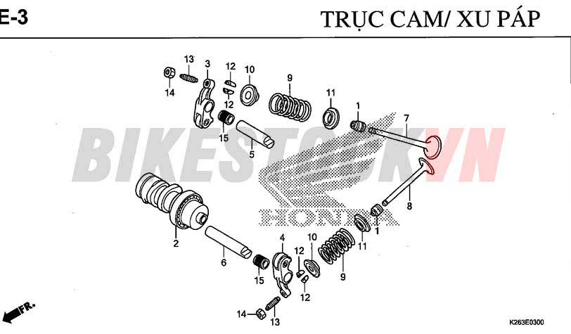 E3_TRỤC CAM/XU PÁP