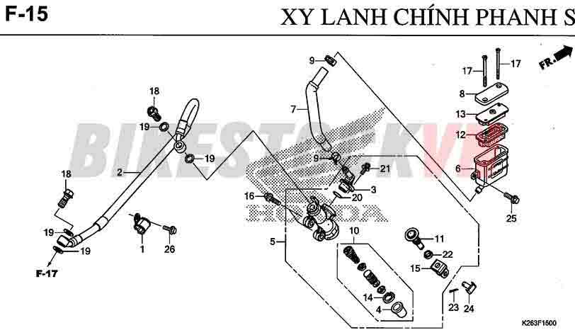 F15_XY LANH CHÍNH PHANH SAU