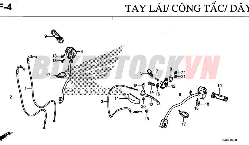 F4_TAY PHANH/CÔNG TẮC/DÂY