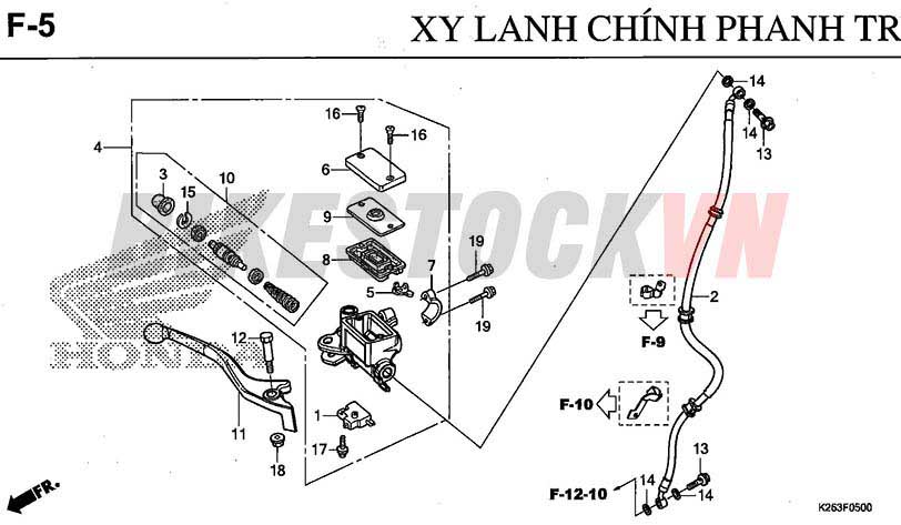 F5_XY LANH CHÍNH PHANH TRƯỚC