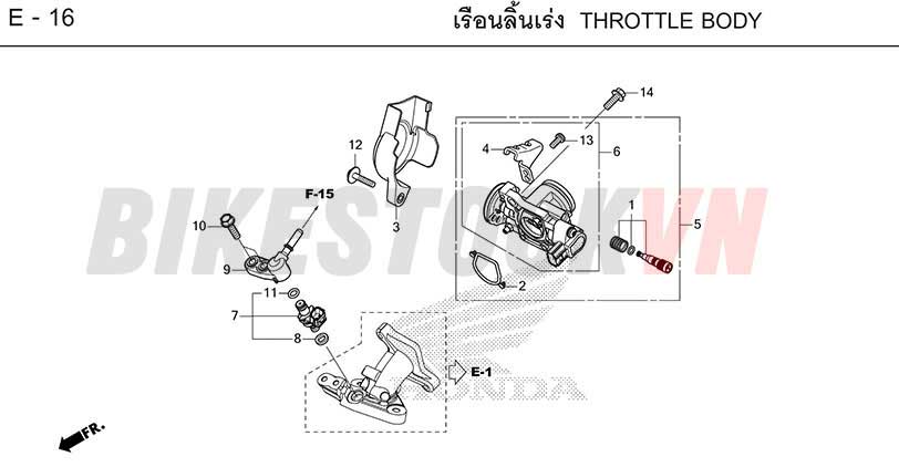 E-16_BỘ HỌNG GA