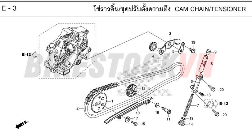 E-3_XÍCH CAM/TĂNG XÍCH CAM