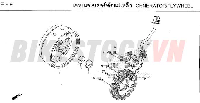 E-9_MÁY PHÁT/VÔ LĂNG ĐIỆN