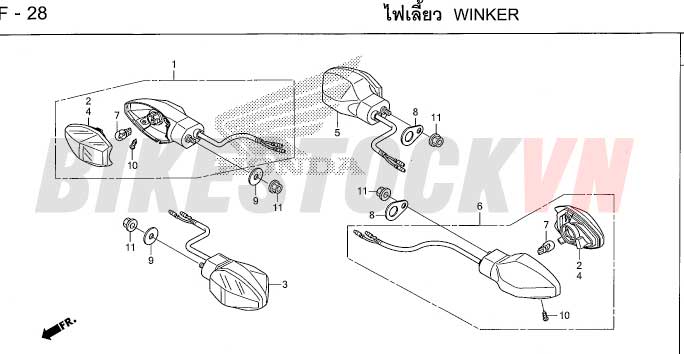 F-28_ĐÈN BÁO RẼ