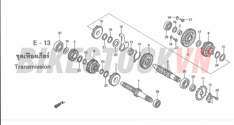 E-13_BỘ TRUYỀN ĐỘNG