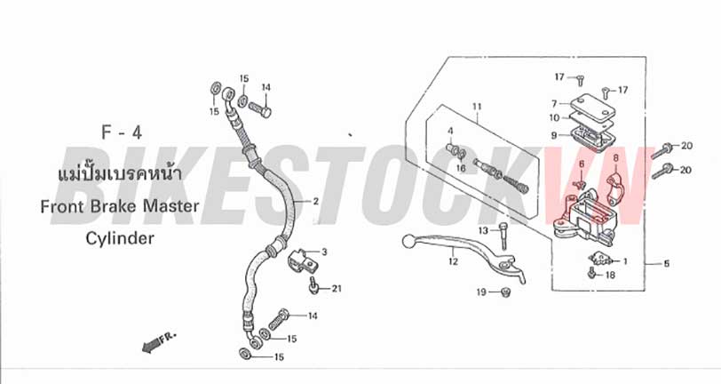 F-4_XY LANH CHÍNH PHANH TRƯỚC