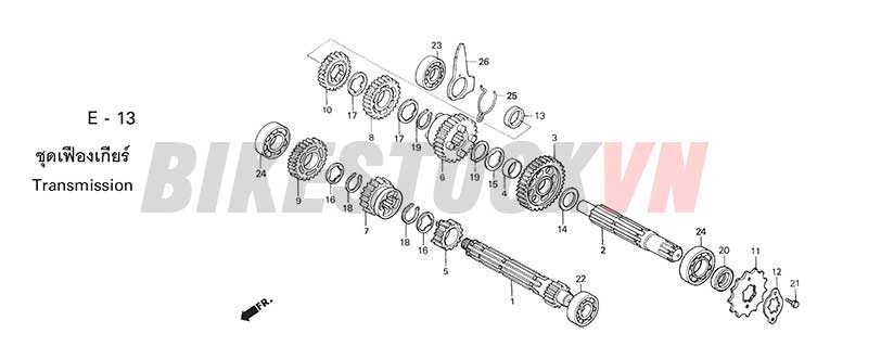 E-13_BỘ TRUYỀN ĐỘNG