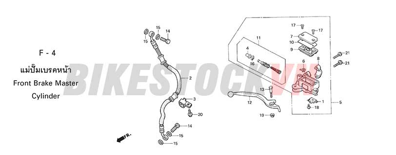 F-4_XY LANH CHÍNH PHANH TRƯỚC